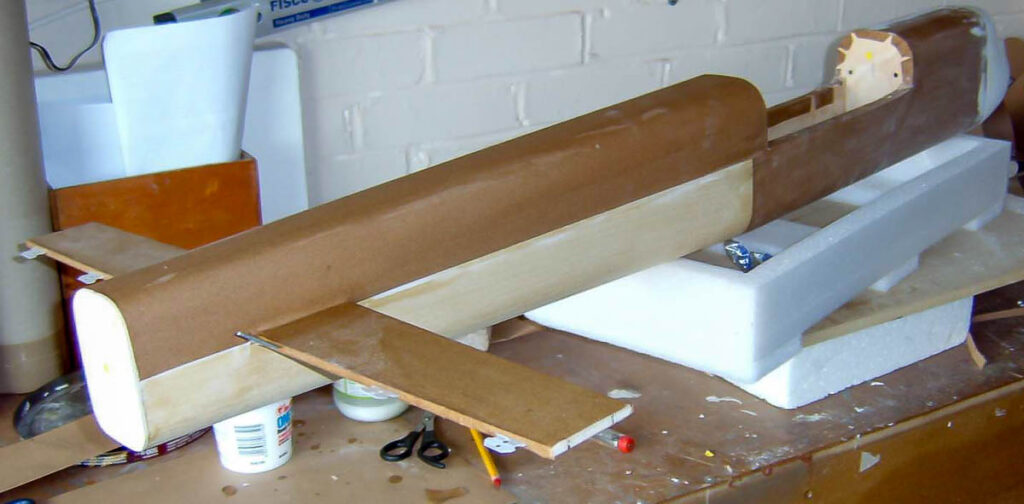 ancaster Fuselage brown paper