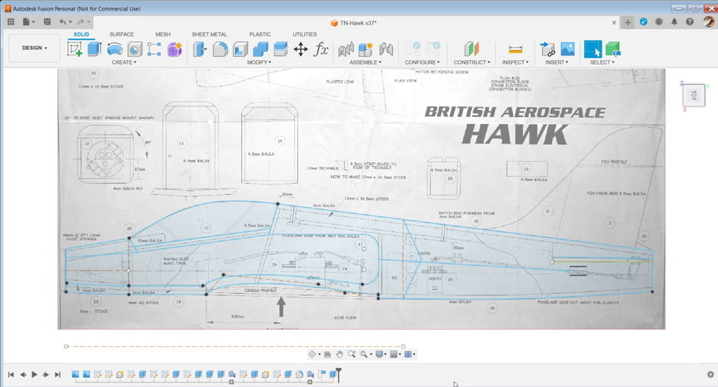 Building a Foam BAE Hawk with CNC Router and Cutter - rcKeith
