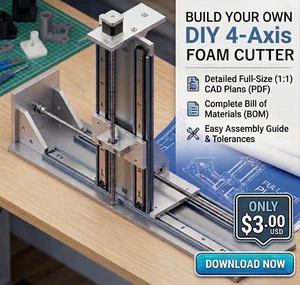 CNC foam cutter plans only $3